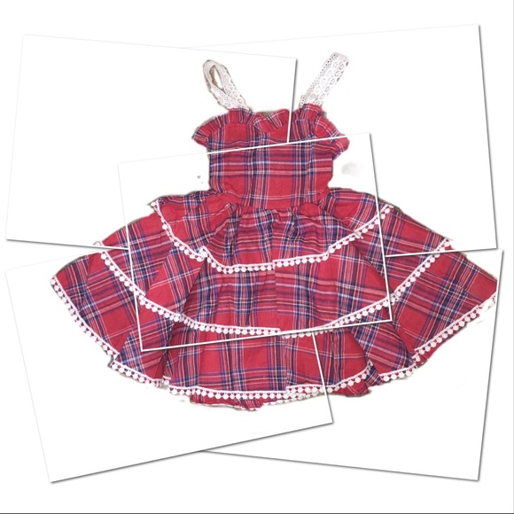 •HP! LAST 1! | NWT | Princess Plaid Layered Dress - Picture 3 of 7